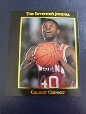 Calbert Cheaney Investor's Journal Gold 1993 Double Name Strike ERROR W BORDER
