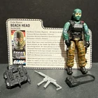 GI Joe 1986 Hasbro Beach Head Ranger 100% Complete with File Card ARAH