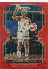 2022 Panini Prizm WNBA JASMINE THOMAS #27 RED RUBY WAVE PRIZM