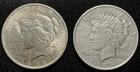 Peace Dollar Lot of 2 - Nicer Grade - 1922/24 - (L678)