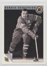 1991-92 Ultimate Original Six Blank Backed Promos Bernie Geoffrion HOF 0q3