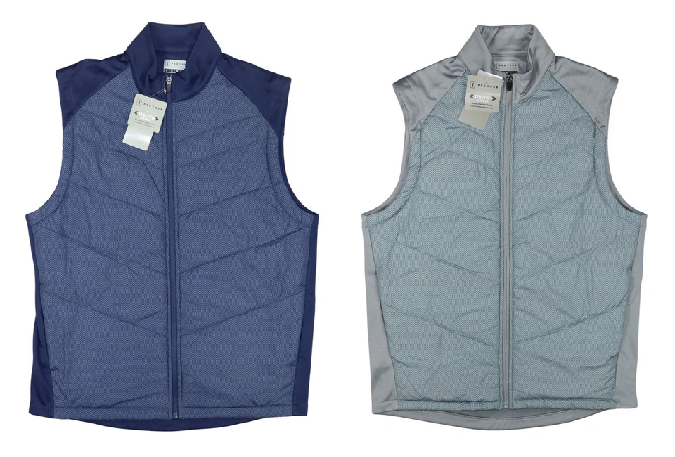 PGA Tour Golf Vest Full-Zip Thermal Stretch Fleece Lining NWT Pick Size/Color