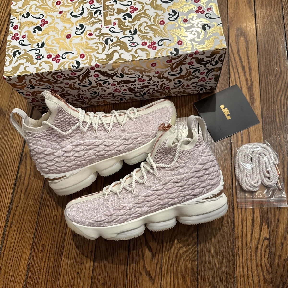 Nike Kith x LeBron Performance 15 Rose Gold for Sale