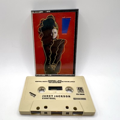 JANET JACKSON: CONTROL (1986) Cassette Tape - R&B Pop Vintage Retro Rare