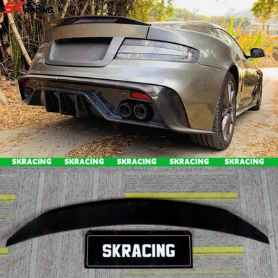 Fits Aston Martin Coupe DB9 2005 2012 Real Carbon Fiber Rear Trunk Spoiler Wing