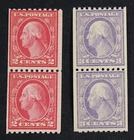 CKStamps: US Stamps Collection Scott#487 489 Washington Mint NH OG
