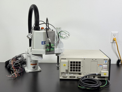 Seiko Epson LS3-401S 4-Axis SCARA Robot w/ RC90 Controller 200 240VAC