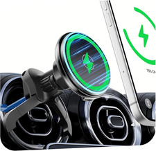 Qi2.0 15W Charger Car Phone Mount for Magsafe, Air Vent Car Mount Magnetic Wirel