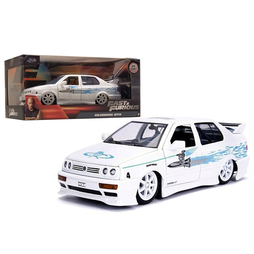 Fast & Furious Jesse's Volkswagen Jetta White by Jada 1:24 Model