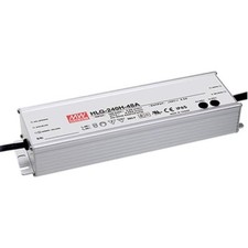 MEAN WELL USA HLG-240H-24A Power Supply,AC-DC,24V,10A,100-305V In,Sealed,PF