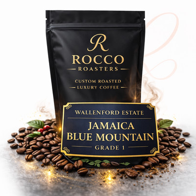 Jamaica Blue Mountain Coffee, 20 x 1 lb bag | Wallenford Estate, Roasted & Green