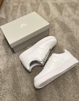 Size 9 UK - Nike Air Force 1 '07 Low Triple White | 24HR SHIP | SAME DAY