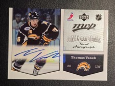 2007-08 MVP One on One Dual Auto #OA-VM Thomas Vanek Clarke MacArthur