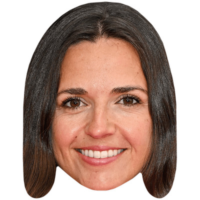 Cristina Gutierrez (Smile) Big Head. Larger than life mask.