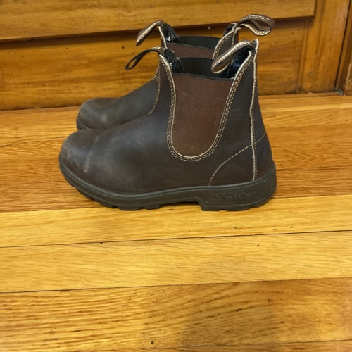 Stivali Chelsea Blundstone #500 classici in pelle marrone da donna taglia AU4.5/US7.5 - Foto 5 di 14