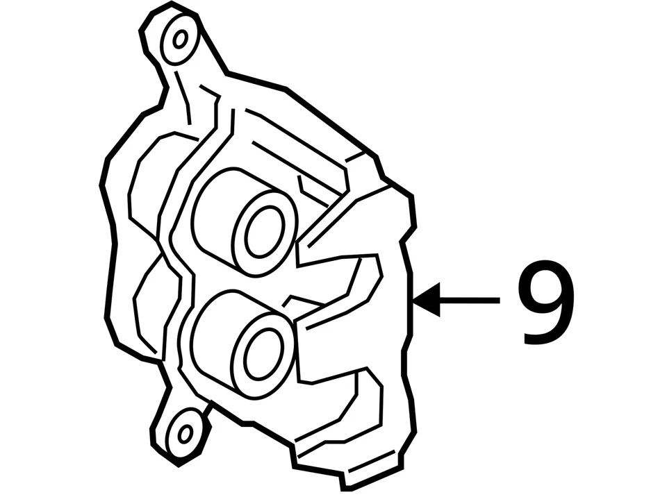 Pinza delantera derecha pasajero L1MZ2B120H se adapta a 20-25 Explorer 3075425 Foto 4 de 4