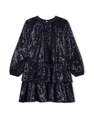 Billieblush Sequin Smocked Dress