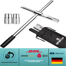 Teleskop Radmutternschlüssel | 4-Wege-Design | Cr-V-Stahl