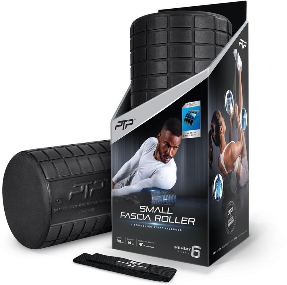 PTP Massagerolle Fascia Roller Foam Roller + Stretching Strap