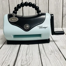 Sizzix Texture Boutique Embossing Machine Purse Style Baby Blue ‼️Machine Only‼️
