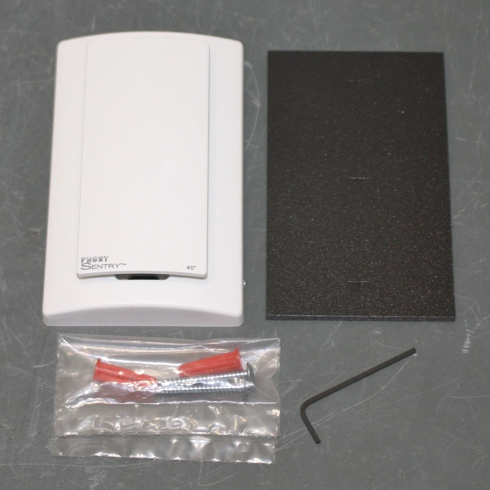 (6) ICM Low Voltage Thermostat FS40, Heat Only, 1 Stage, Wall Mount, White - Image 2 of 4