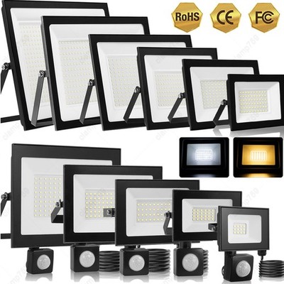 LED Fluter 10W 20W 30W 50W 100W 200W 300W 500W 230V Außen Strahler Scheinwerfer