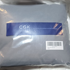 CGK Linens 4-Pc Microfiber Queen Sheet Set Dark Gray OEKO-TEX M1033
