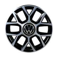 4 jantes neuves 17'' 4x100 VW UP BLACK POLISH