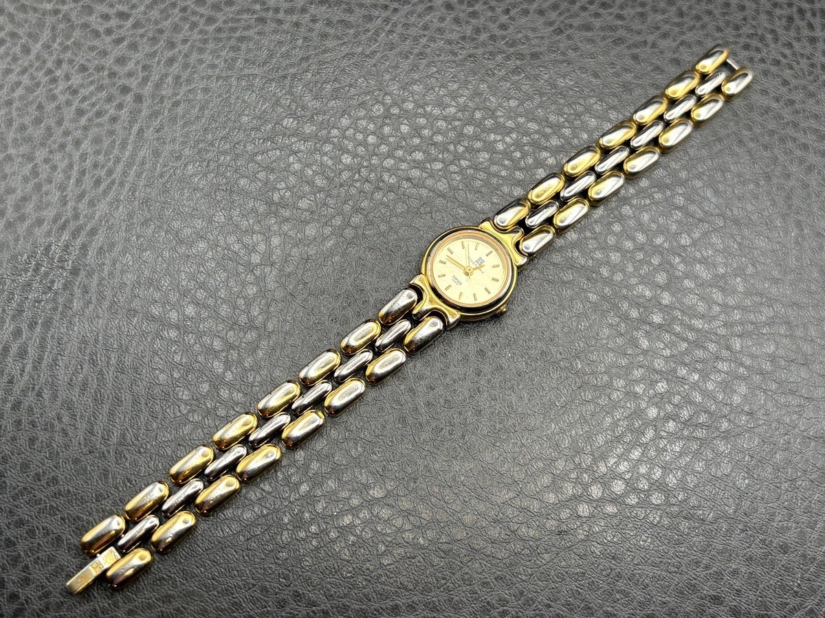 Givenchy Swiss Quartz Two-Tone Gold Tone Silver Oval Watch  display picture 1