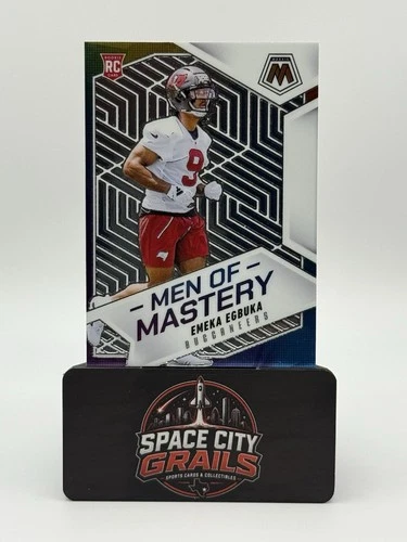 2025 Panini Mosaic - Men of Mastery Emeka Egbuka #15 (RC)