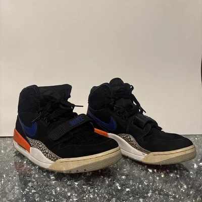 Nike Air Jordan Legacy 312 Knicks shoes Size 9 black blue orange AV3922-048 - image 1 of 4