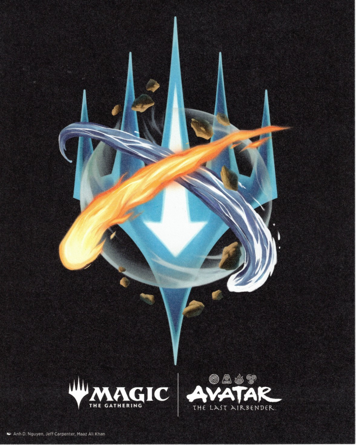 MTG AVATAR THE LAST AIRBENDER FOIL 8x10 DOUBLE-SIDED PROMO POSTER NM AANG ZUKO