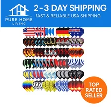 Quality 90 Pcs Dart Flight Set - Perfect for Steel and Soft Tips