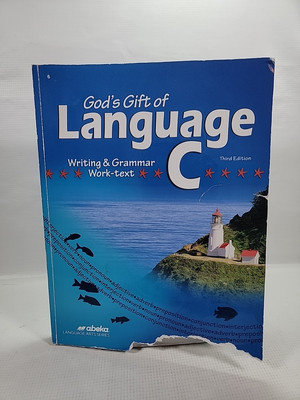 Abeka God's Gift of Language C (3rd Ed) Writing & Grammar Work-text (SEE PICS)