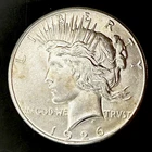 1926 Peace Dollar BU GEM - 25405