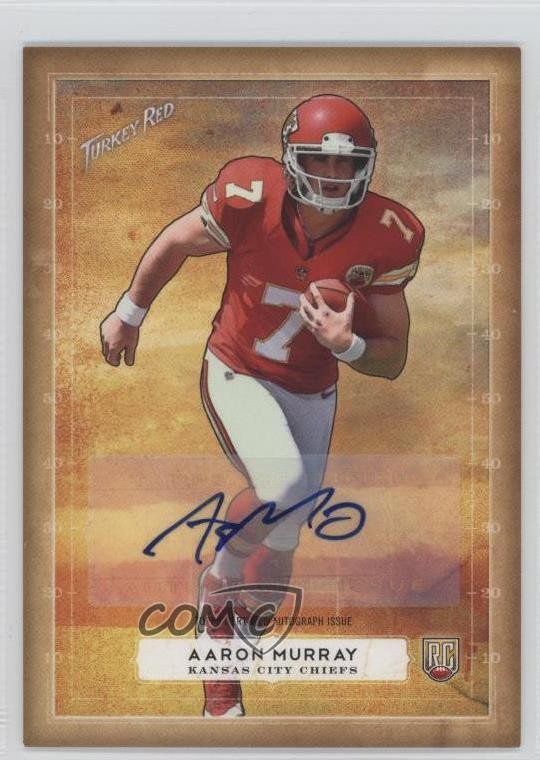 2014 Topps Turkey Red Auto Aaron Murray #48 Rookie Auto RC 0c2