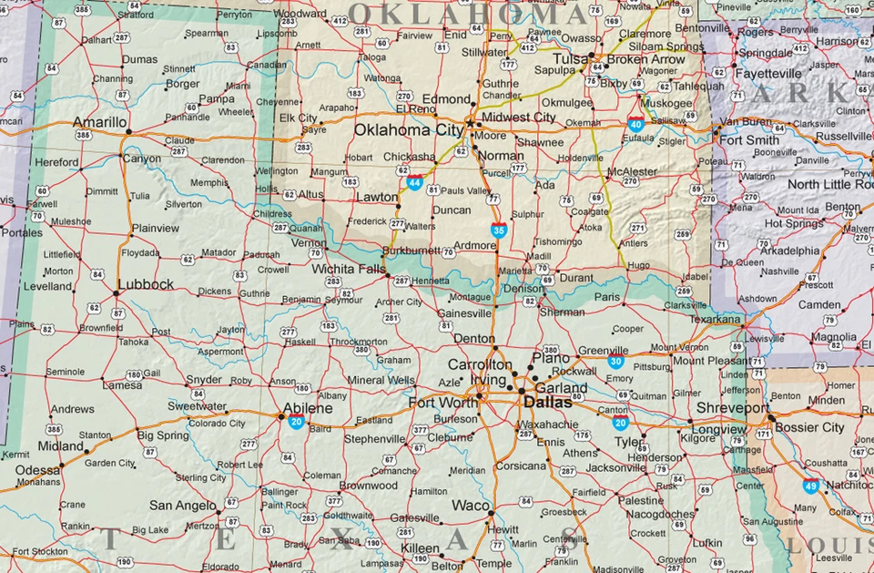 Mapa de pared Swiftmaps Estados Unidos mapa EE. UU., EE. UU. póster mural "edición ejecutiva" Foto 2 de 2