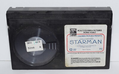 John Carpenter's Starman - Beta Betamax Hi-Fi Stereo Video Tape