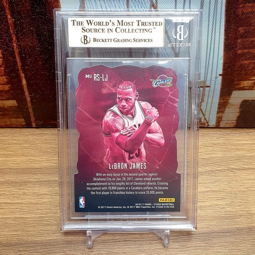 2016 Studio Rock Solid Kobe, Lebron, Shaquille, Butler Complete Set BGS 9.5 - Picture 5 of 6
