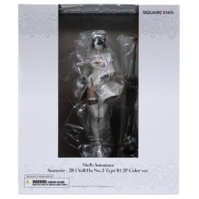 Square Enix NieR Automata 2B YoRHa No. 2 Type B 2P Color Ver. Statuette white