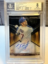 2015 Topps Strata Autograph Black Kris Bryant RC #39/50