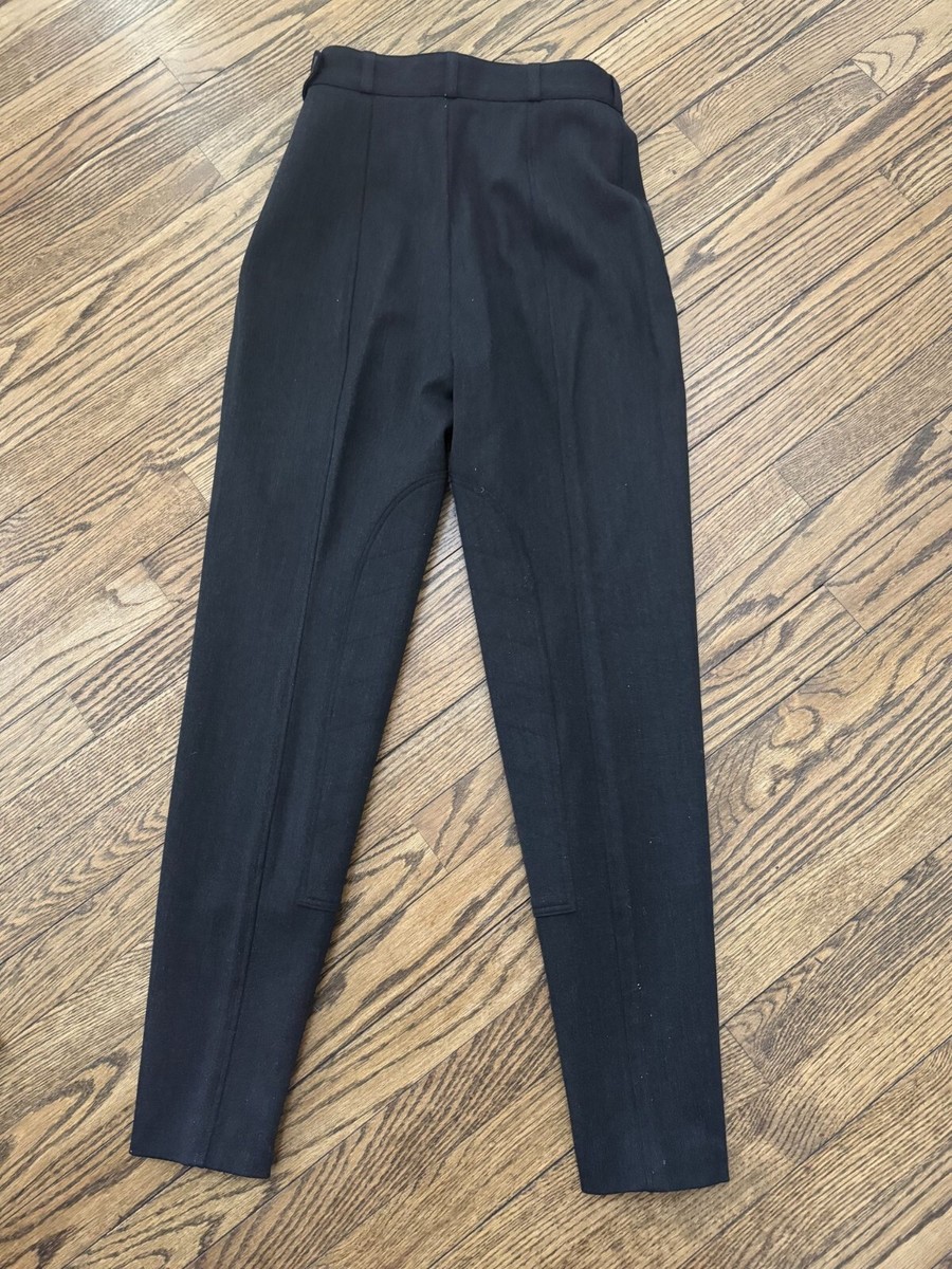 HERMES Vintage Virgin Wool Equestrian Riding Trouser Pants HERMES Vintage Virgin Wool Equestrian Riding Trouser Pants