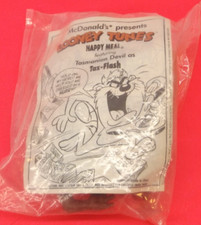1991 McDonald's Looney Tunes Tasmanian Devil as Taz-Flash Vintage Happy Meal Toy