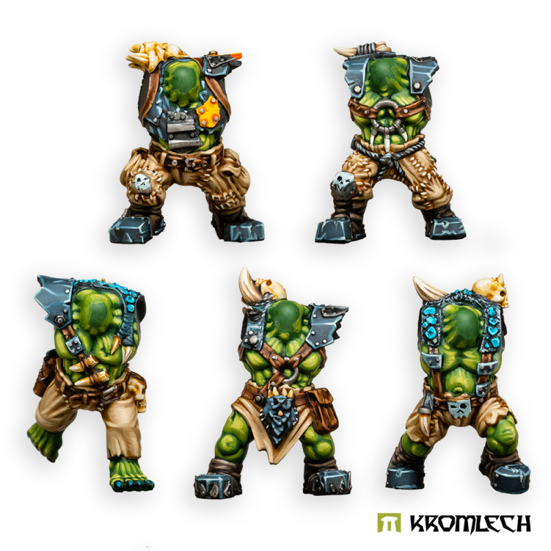 Kromlech Orc Wild Tribez Bodies (5) Brand New KRCB315