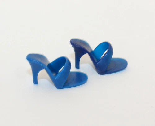 Blue heels Barbie vintage reproduction EC!