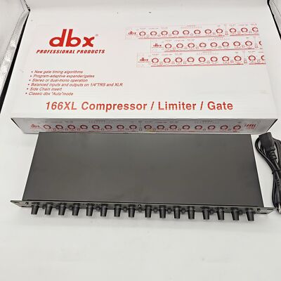 New DBX 166XL Compressor Limiter/Gate Effects DSP Processor Free Shipping