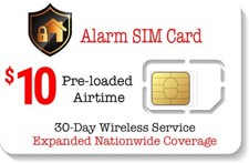 SpeedTalk SIM Card for 5G 4G LTE GSM Home Security Alarm System  GPS Tracker