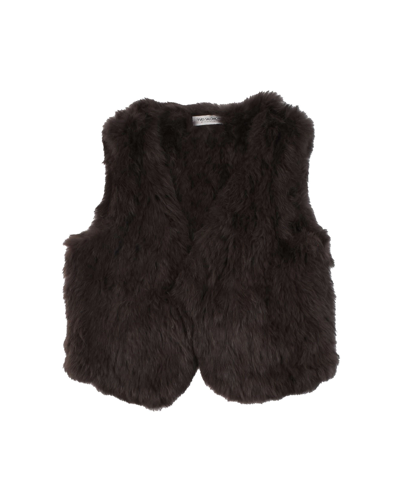 Gilet Gilet Donna Yves Salomon Classico Pelliccia Taglia S EU36