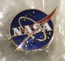 NASA MEATBALL VECTOR LOGO-EMBLEM BAGGED PIN