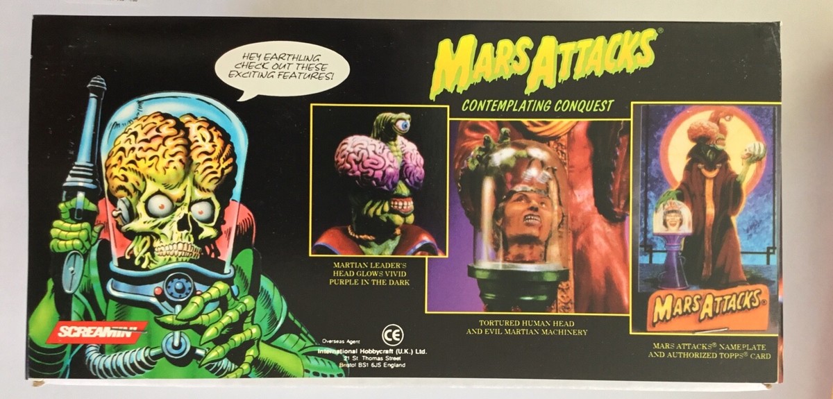 Mars Attack Contemplating Conquest Screamin' Model Kit 1995 Topps